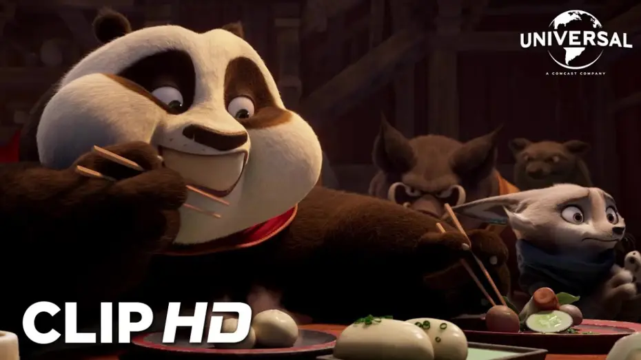 Wideo do filmu Kung Fu Panda 4 — Clip - Taberna El Conejito Feliz