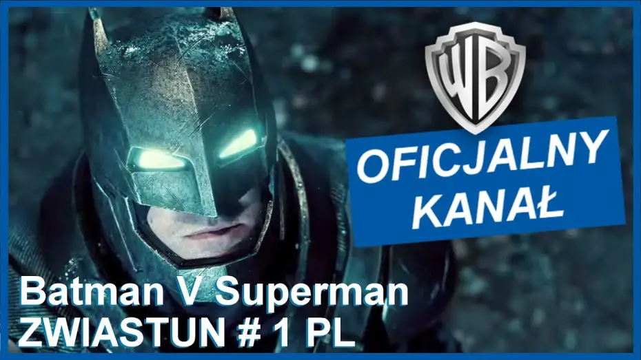 Wideo do filmu Batman v Superman: Świt sprawiedliwości — BATMAN V SUPERMAN: ŚWIT SPRAWIEDLIWOŚCI- zwiastun # 1 PL