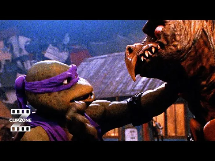 Wideo do filmu Wojownicze żółwie ninja II: Tajemnica szlamu — Shredder Traps The Turtles