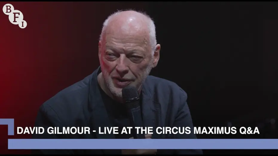 Wideo do filmu David Gilmour: Live at the Circus Maximus — David Gilmour on Live at the Circus Maximus, Rome | BFI IMAX Q&A