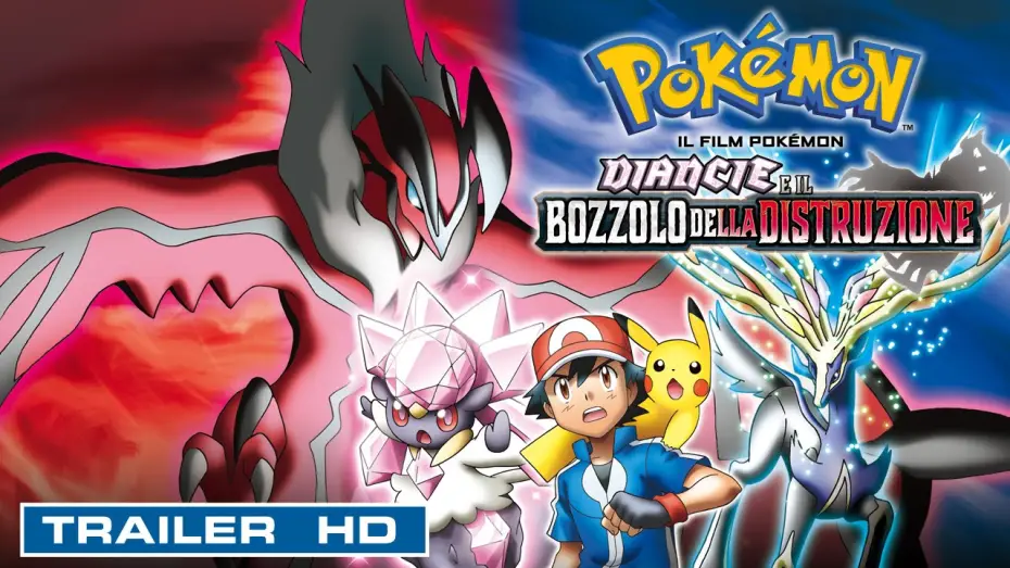 Wideo do filmu Pokémon: Diancie i Kokon Zniszczenia — Pokémon Il Film - Diancie e il bozzolo della distruzione | 21 - 22 - 23 - 24 Febbraio AL CINEMA