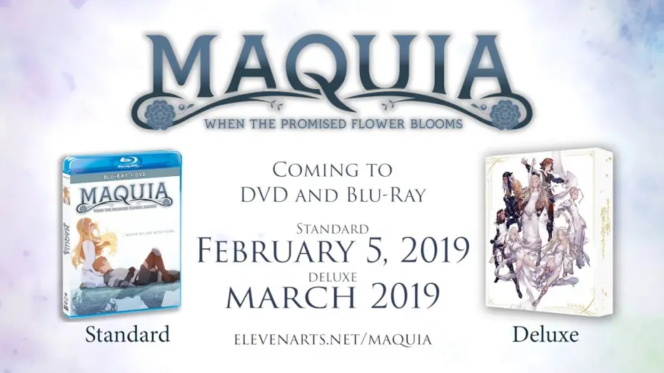 Wideo do filmu Kiedy zakwitnie obiecany kwiat — Maquia: When the Promised Flower Blooms | US Blu-Ray/DVD Announcement Trailer