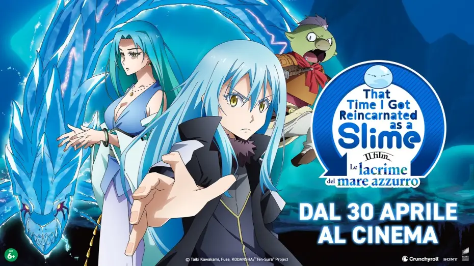 Wideo do filmu 劇場版 転生したらスライムだった件 蒼海の涙編 — That Time I Got Reincarnated as a Slime Il film: Le lacrime del mare azzurro | Anteprima Ufficiale