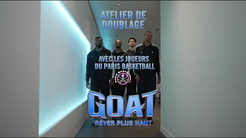 Wideo do filmu Wielka mała koza — Atelier de doublage avec les joueurs de Paris Basketball