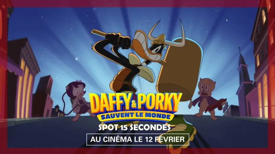 Wideo do filmu Looney Tunes. Porky i Daffy ratują świat — LOONEY TUNES : DAFFY & PORKY SAUVENT LE MONDE | 15 secondes