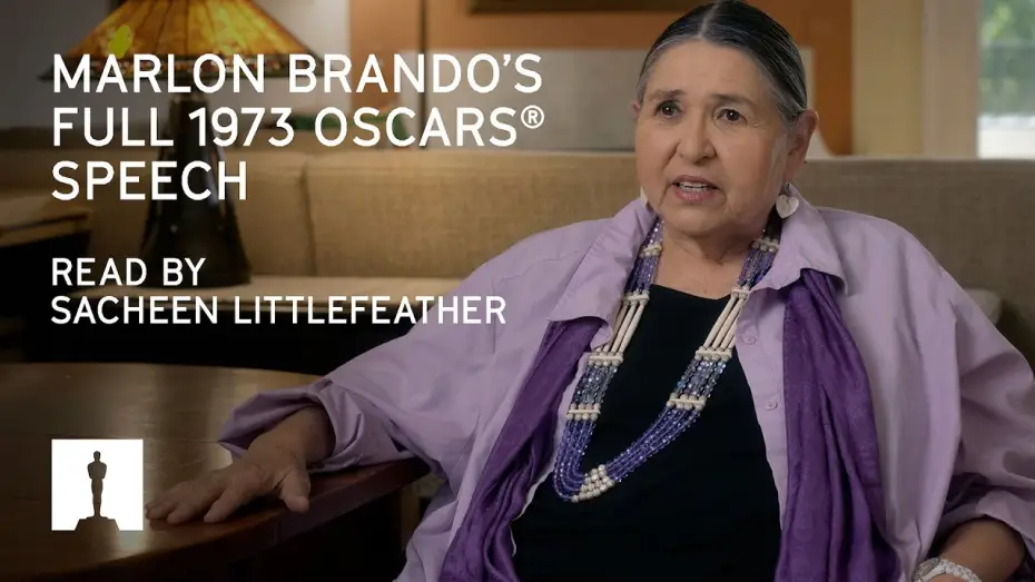 Wideo do filmu Ojciec chrzestny — Sacheen Littlefeather Reads Marlon Brando’s Full 1973 Oscars® Speech