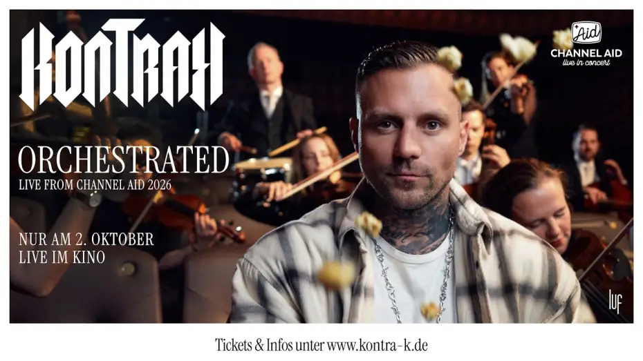 Wideo do filmu Kontra K: Orchestrated - Live from Channel Aid 2026 — KONTRA K ORCHESTRATED – LIVE FROM CHANNEL AID 2026 I TRAILER