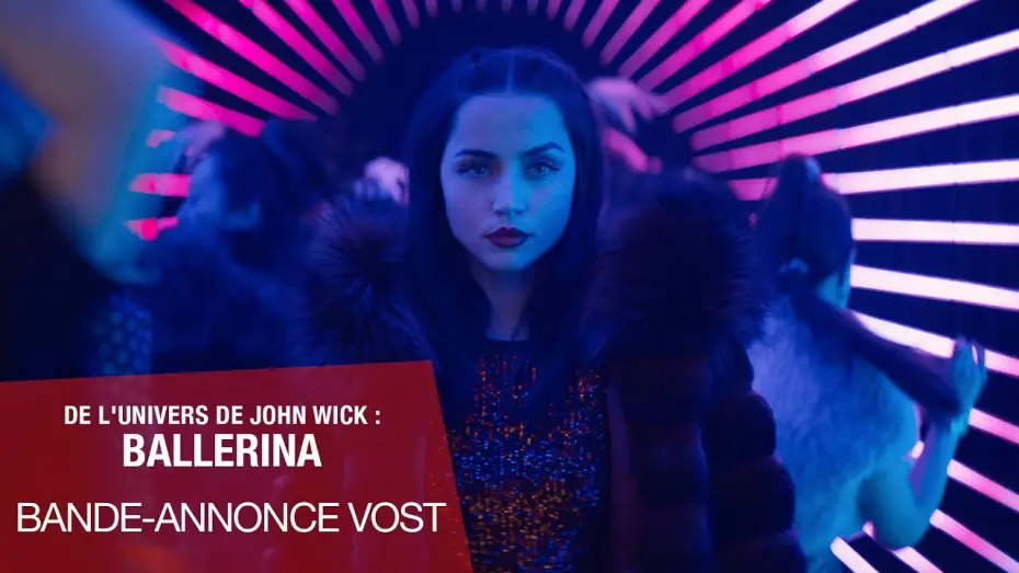 Wideo do filmu Ballerina. Z uniwersum Johna Wicka — Bande-annonce VOST