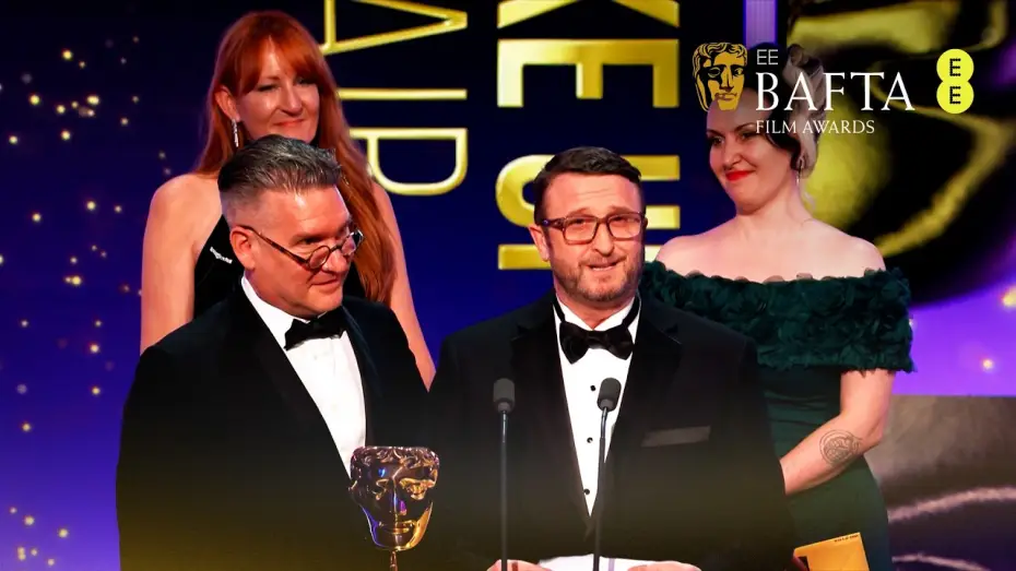 Wideo do filmu Frankenstein — Frankenstein Wins the BAFTA for Make Up & Hair | EE BAFTA Film Awards 2026