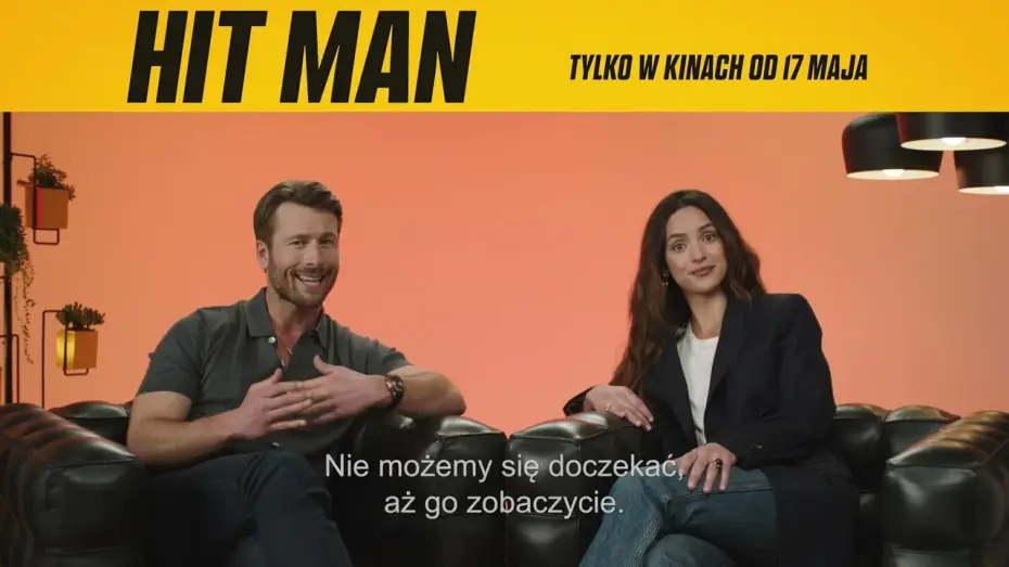 Wideo do filmu Hit Man — Glen Powell i Adria Arjona zapraszają na film