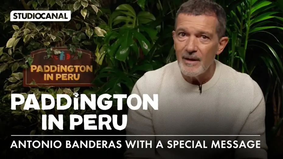 Wideo do filmu Paddington w Peru — Antonio Banderas with a special message