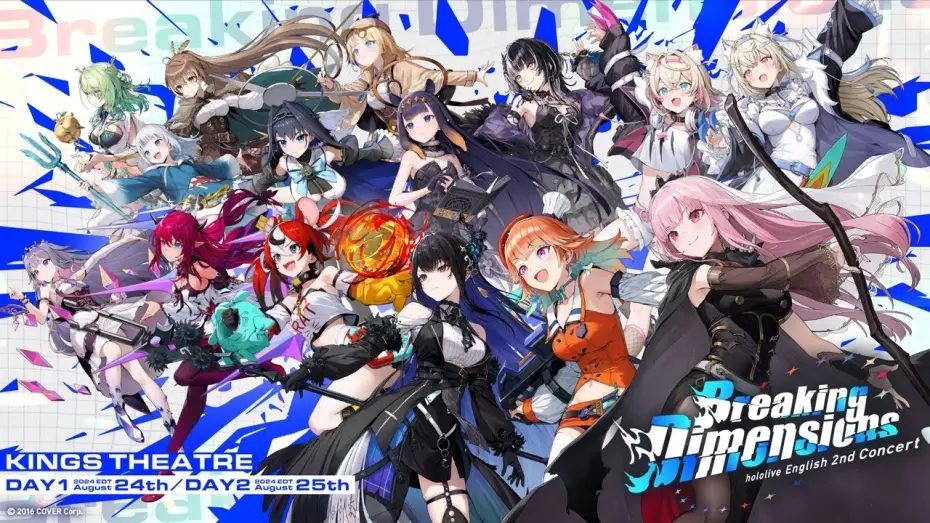 Wideo do filmu hololive English 2nd Concert - Breaking Dimensions Day 2 — 【#BreakingDimensions】Key Visual Reveal Trailer