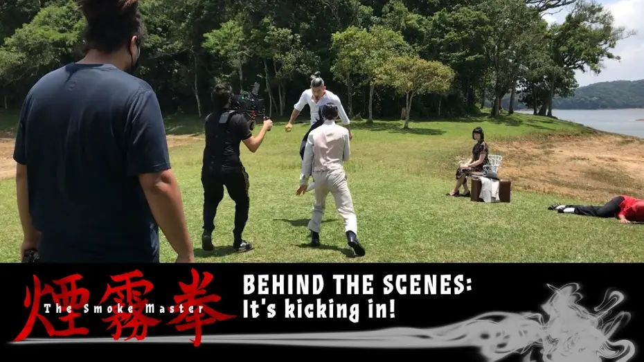Wideo do filmu O Mestre da Fumaça — Behind the Scenes - It's kicking in!