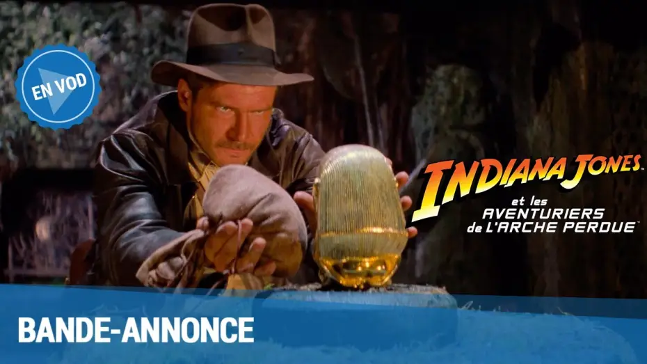 Wideo do filmu Indiana Jones i poszukiwacze zaginionej Arki — Les Aventuriers de l’Arche Perdue - Bande Annonce [VOST]