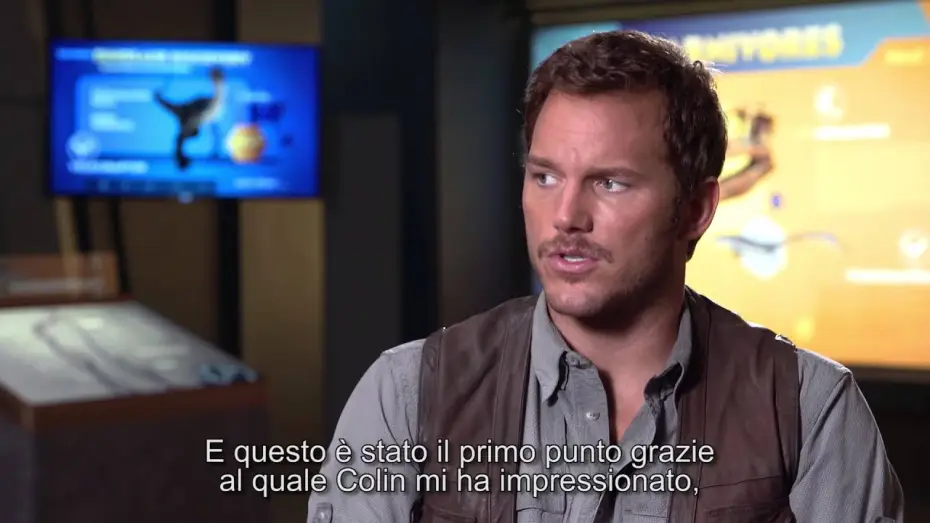 Wideo do filmu Jurassic World — JURASSIC WORLD - Intervista a Chris Pratt (sottotitoli in italiano)