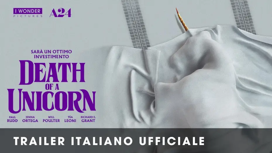 Wideo do filmu Śmierć jednorożca — DEATH OF A UNICORN | Trailer italiano ufficiale HD