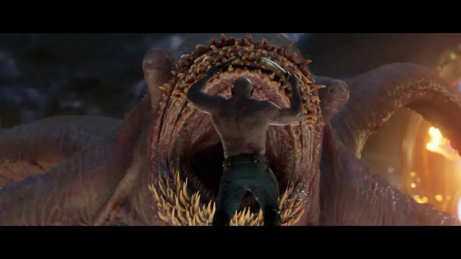 Wideo do filmu Strażnicy Galaktyki vol. 2 — Les Gardiens de la Galaxie Vol.2 - Extrait : Il faut que j'aille le découper de l'intérieur