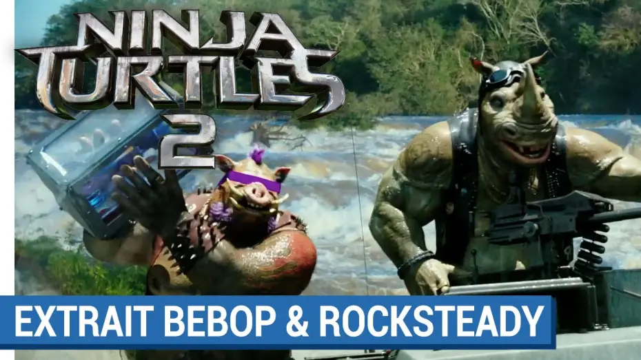 Wideo do filmu Wojownicze Żółwie Ninja: Wyjście z cienia — NINJA TURTLES 2 - Les méchants débiles Bebop & Rocksteady