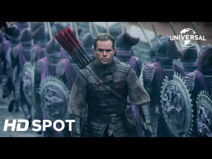 Wideo do filmu Wielki Mur — La Grande Muraille / Spot 30s "Héros" VF [Au cinéma le 11 Janvier]