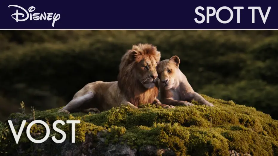 Wideo do filmu Król Lew — Le Roi Lion (2019) - Spot TV : "L'amour brille sous les étoiles" VOST