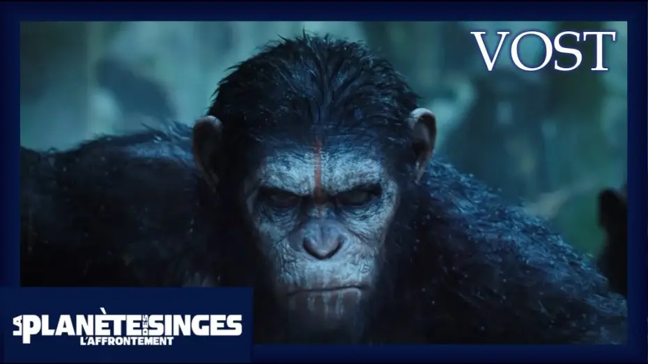 Wideo do filmu Ewolucja Planety Małp — La Planète Des Singes L'Affrontement : Teaser [Officiel] VOST HD