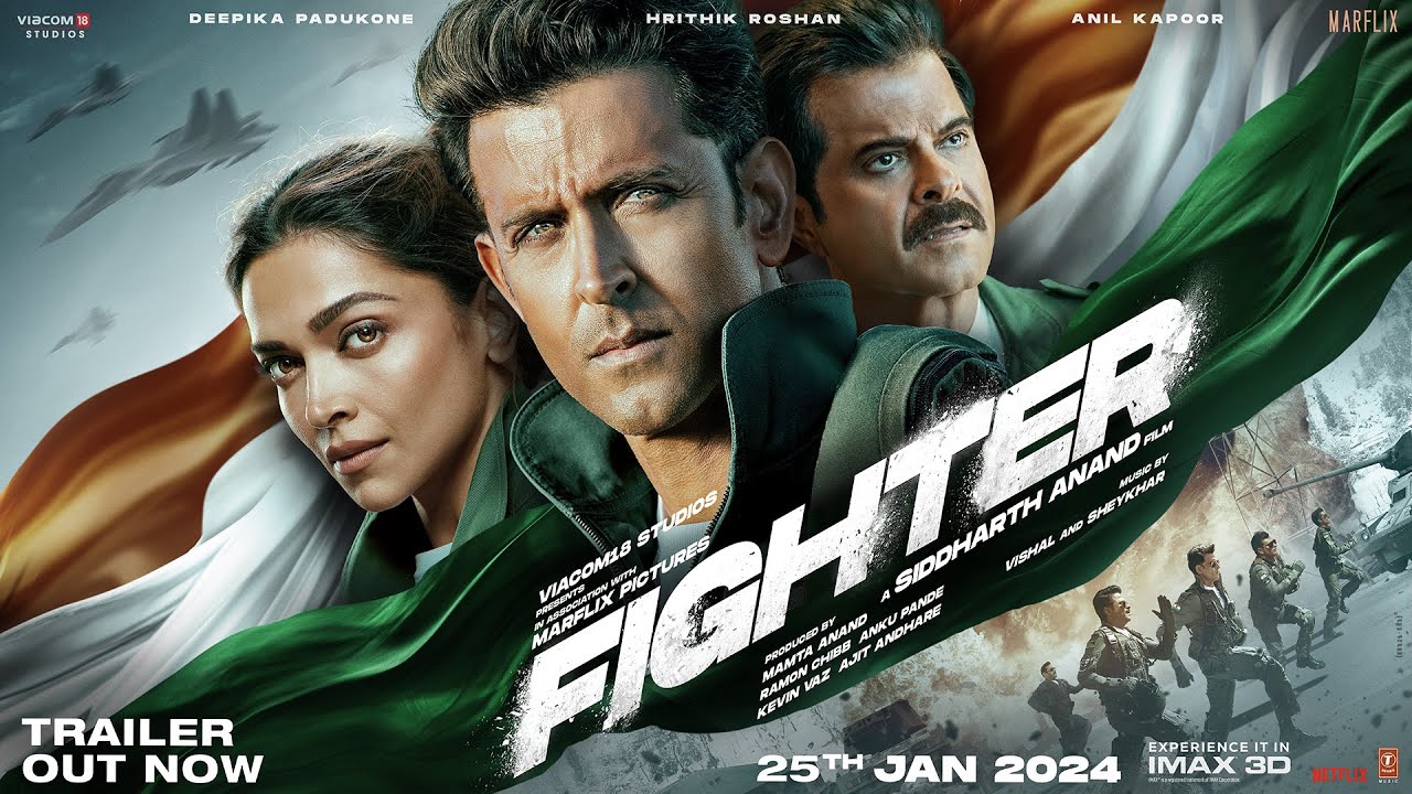 Wideo do filmu Fighter — FIGHTER (Official Trailer): Hrithik Roshan,Deepika Padukone,Anil Kapoor | Siddharth Anand | 25th Jan
