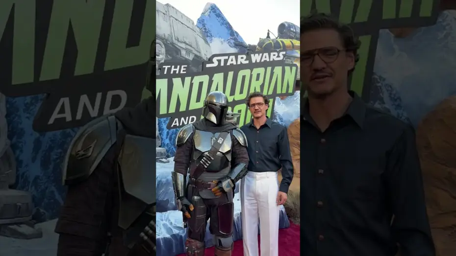 Wideo do filmu Star Wars: The Mandalorian and Grogu — Pedro Pascal with Grogu