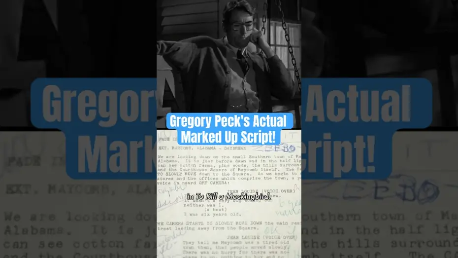 Wideo do filmu Zabić Drozda — What Gregory Peck Wrote On His 'To Kill a Mockingbird' Script!