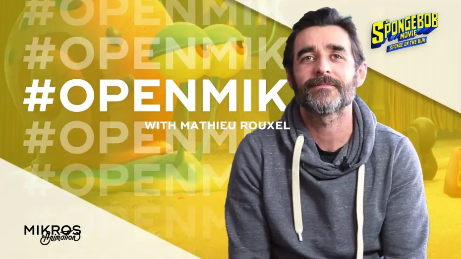 Wideo do filmu SpongeBob Film: Na ratunek — [#OpenMik] Matthieu Rouxel, CG Supervisor on #SpongeBobMovie