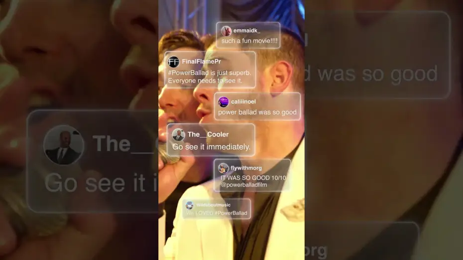 Wideo do filmu Power Ballad — Already a favorite.