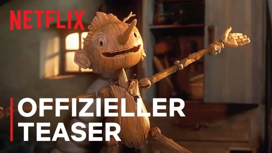 Wideo do filmu Guillermo del Toro: Pinokio — Offizieller Trailer