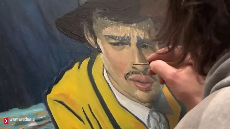 Wideo do filmu Twój Vincent — Wroclaw painter training