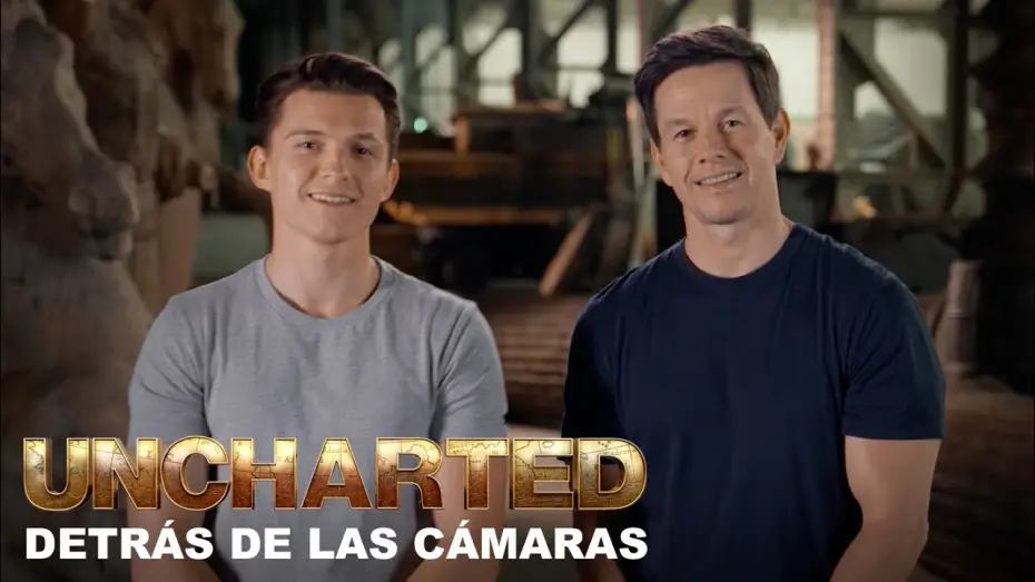 Wideo do filmu Uncharted — Detrás de las cámaras con Tom Holland y Mark Wahlberg