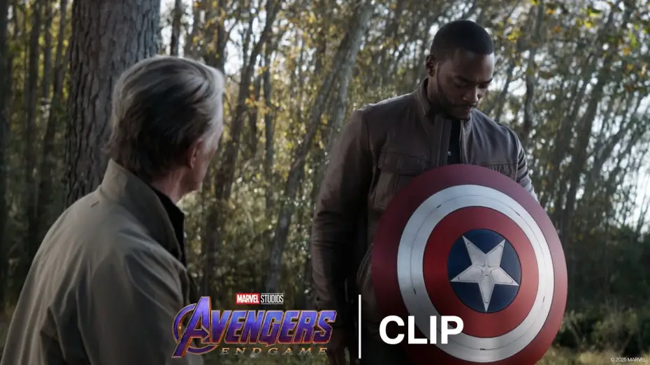 Wideo do filmu Avengers: Koniec gry — Steve Passes the Captain America Shield to Sam -  Official Clip