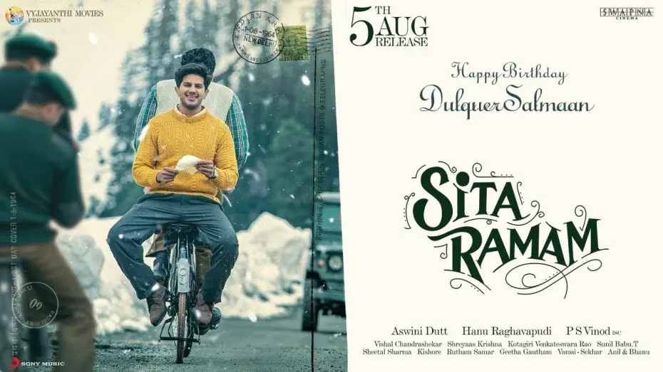 Wideo do filmu సీతా రామం — Glimpse of Lieutenant Ram | Happy Birthday Dulquer Salmaan | Hanu Raghavapudi | Swapna Cinema