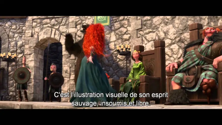 Wideo do filmu Merida Waleczna — Rebelle -  Bonus De beaux cheveux VOST