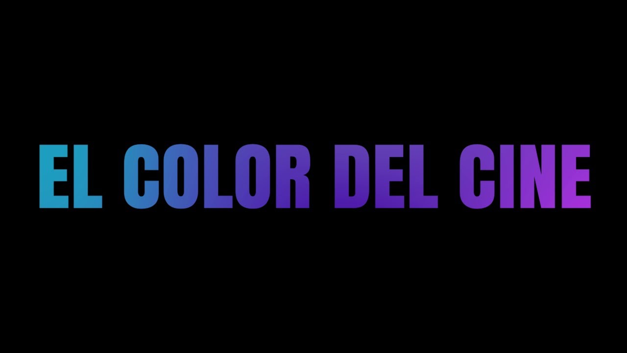 Wideo do filmu El color del cine — El color del Cine