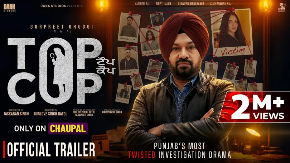 Wideo do filmu Top Cop — TOP COP (Trailer) Gurpreet Ghuggi, Biney J, Kashish R, Gunveen | Gurlove Ratol | Dank Studios