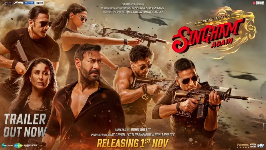 Wideo do filmu सिंघम अगेन — Singham Again | Official Trailer | A Rohit Shetty Cop Universe | In Cinemas 1st Nov