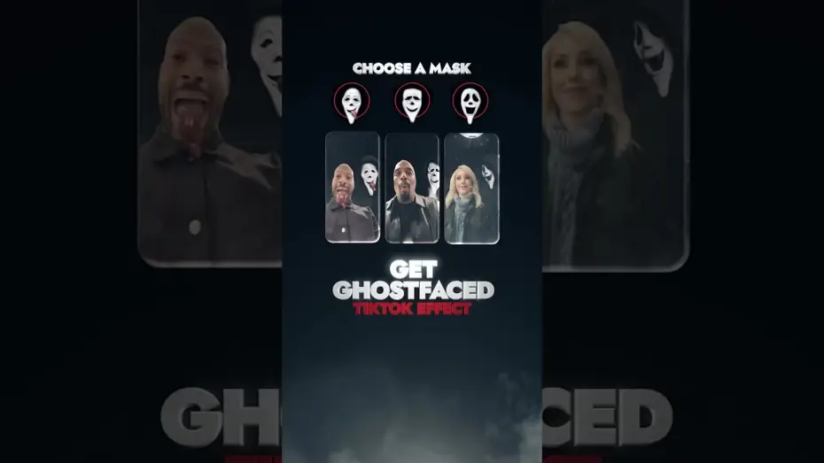 Wideo do filmu Scary Movie — get ghostfaced with our Scary Movie tiktok effect.