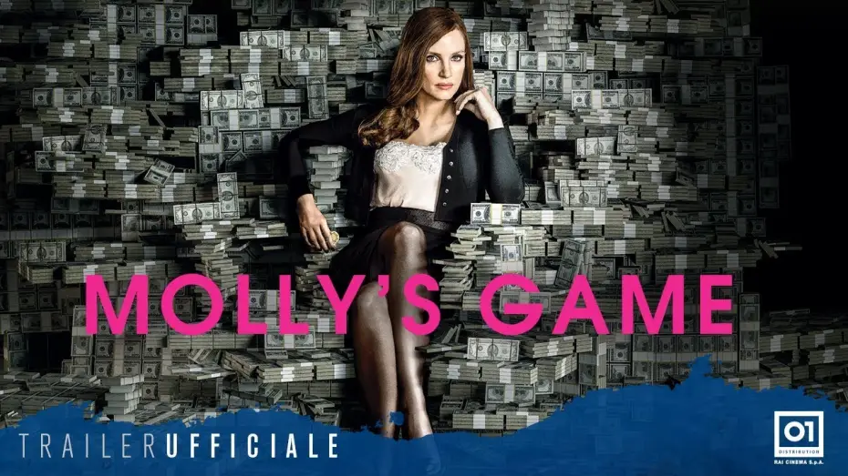 Wideo do filmu Gra o Wszystko — MOLLY'S GAME (2018) con Jessica Chastain - Trailer ufficiale Italiano HD