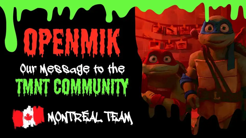 Wideo do filmu Wojownicze żółwie ninja: Zmutowany chaos — #OpenMik - Giving Mutants Life | Our Message to the TMNT community 💬