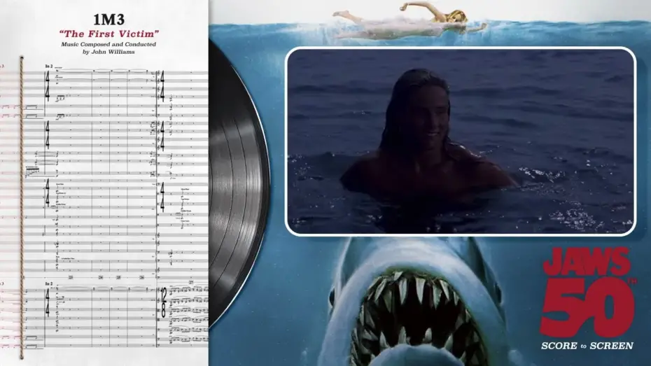 Wideo do filmu Szczęki — Score to Screen | "The First Victim" by John Williams from JAWS 50th (Original Score)