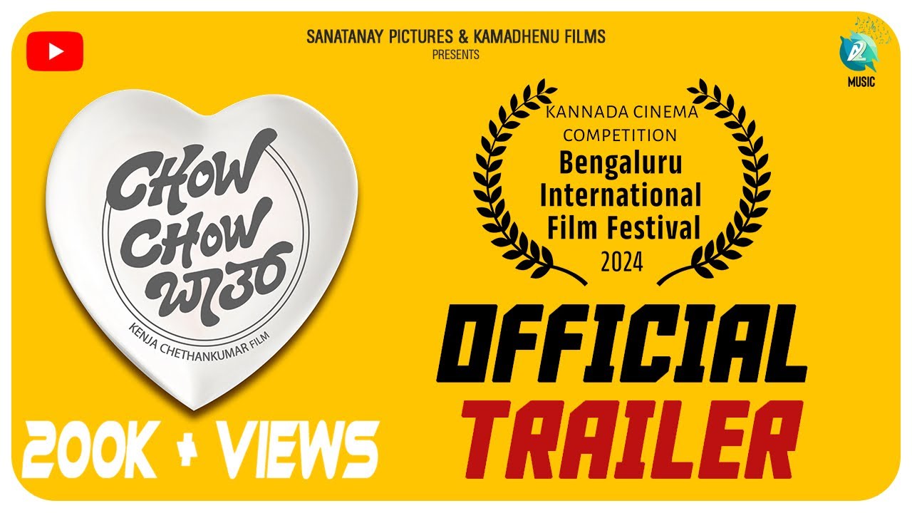 Wideo do filmu ಚೌ ಚೌ ಬಾತ್ — Chow Chow Bath Trailer | Kenja Chethan Kumar | Hemanth Jois |Chethan Naik |Pramod | A2 Music