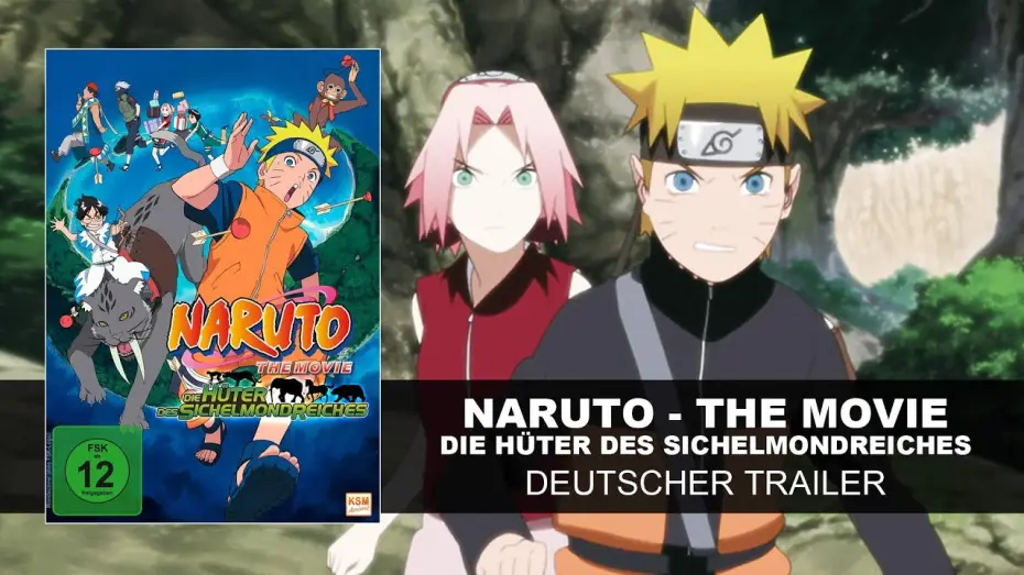 Wideo do filmu 劇場版 NARUTO -ナルト- 大興奮!みかづき島のアニマル騒動だってばよ — Naruto The Movie 3 - Die Hüter des Sichelmondreiches (Deutscher Trailer) HD | KSM Anime