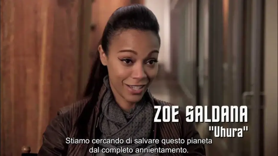 Wideo do filmu W ciemność. Star Trek — Into Darkness Star Trek - Character Profile: Uhura (sottotitoli in italiano)