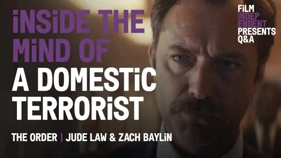 Wideo do filmu The Order: Ciche braterstwo — Jude Law Gets Inside the Mind of a Domestic Terrorist | The Order Q&A