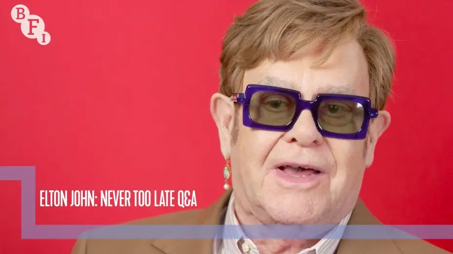 Wideo do filmu Elton John: Never Too Late — Elton John on Never Too Late, a documentary about his life and music | BFI London Film Festival 2024