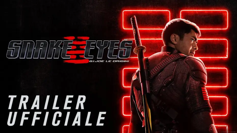Wideo do filmu Snake Eyes: Geneza G.I.Joe — Snake Eyes: G.I. Joe Le Origini - Trailer Ufficiale