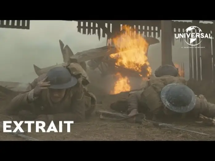 Wideo do filmu 1917 — 1917 - Extrait : "Schofield et Blake assistent à un combat aérien" [VOST]